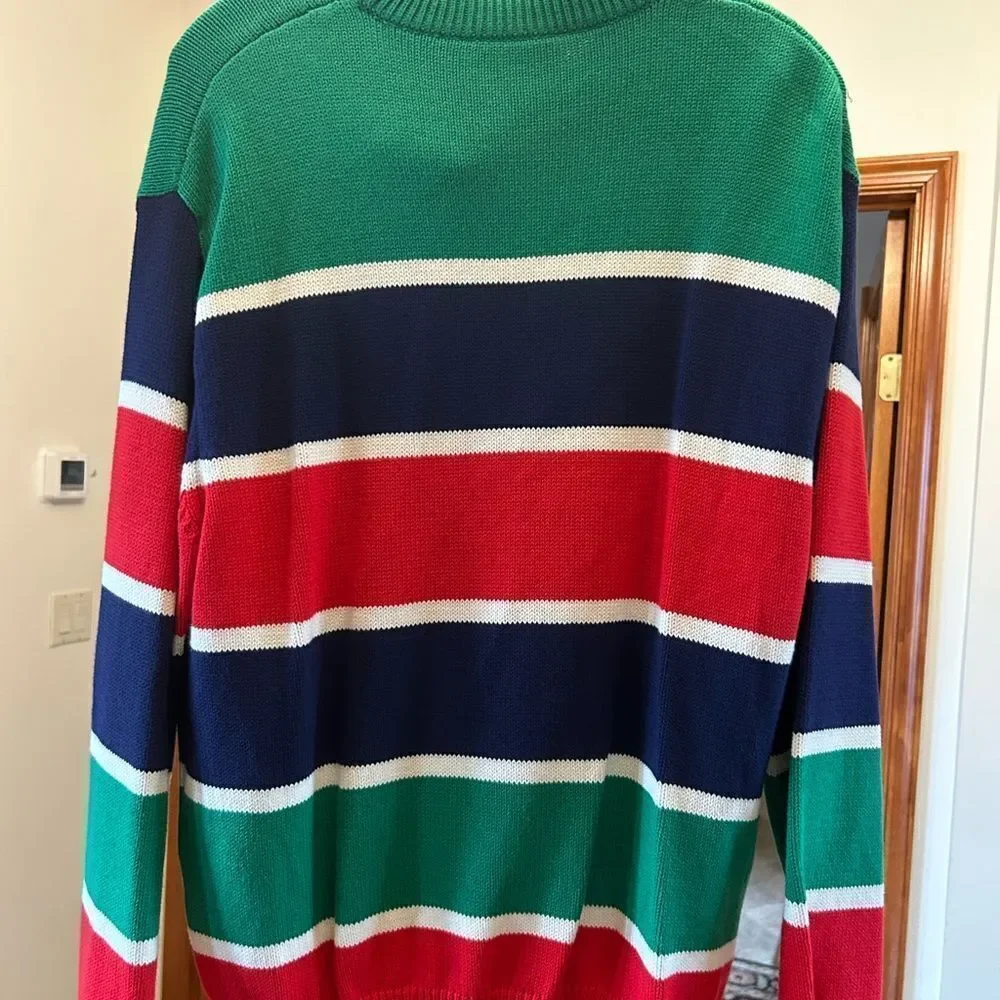 Men’s  Gucci cotton/wool Cable knit sweater size large made in Italy NWT